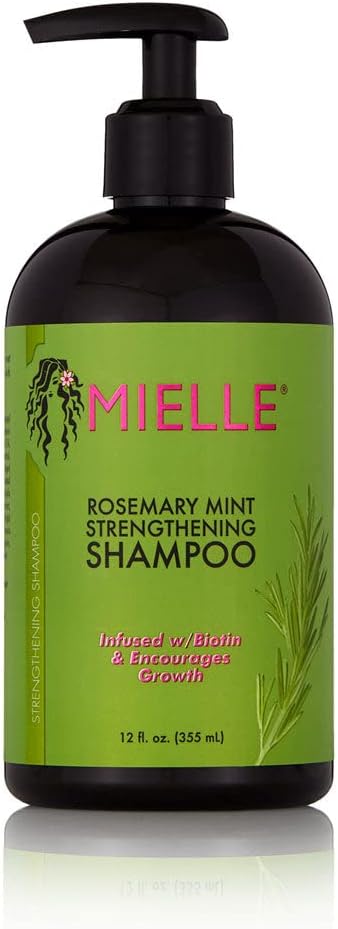 Mielle Organics Mielle/Romarin Menthe Fortifiant/Shampooing/Masque capillaire/Huile de renforcement du cuir chevelu et des cheveux (sérum)/Offre/Coffret cadeau