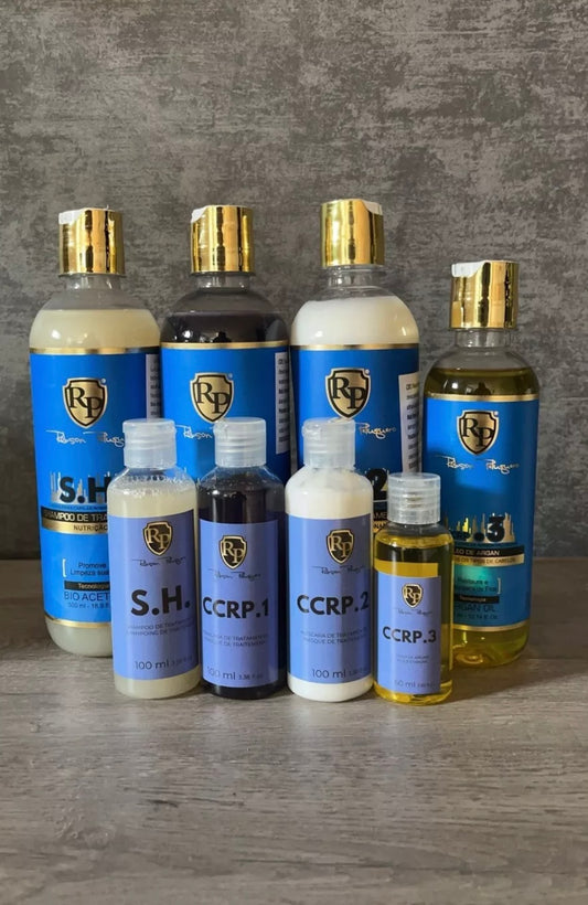 CCRP 3X100ml + 60ml Oil Robson Peluquero Thérapie Capillaire Technologie Bio