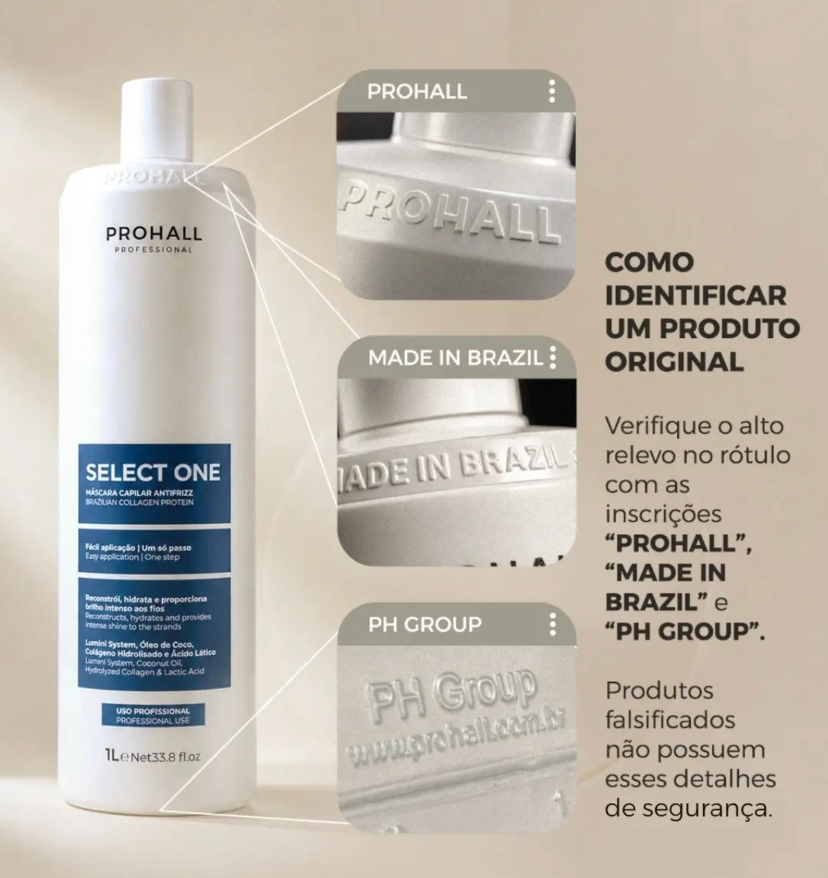 Lissage Prohall Select One- 1L