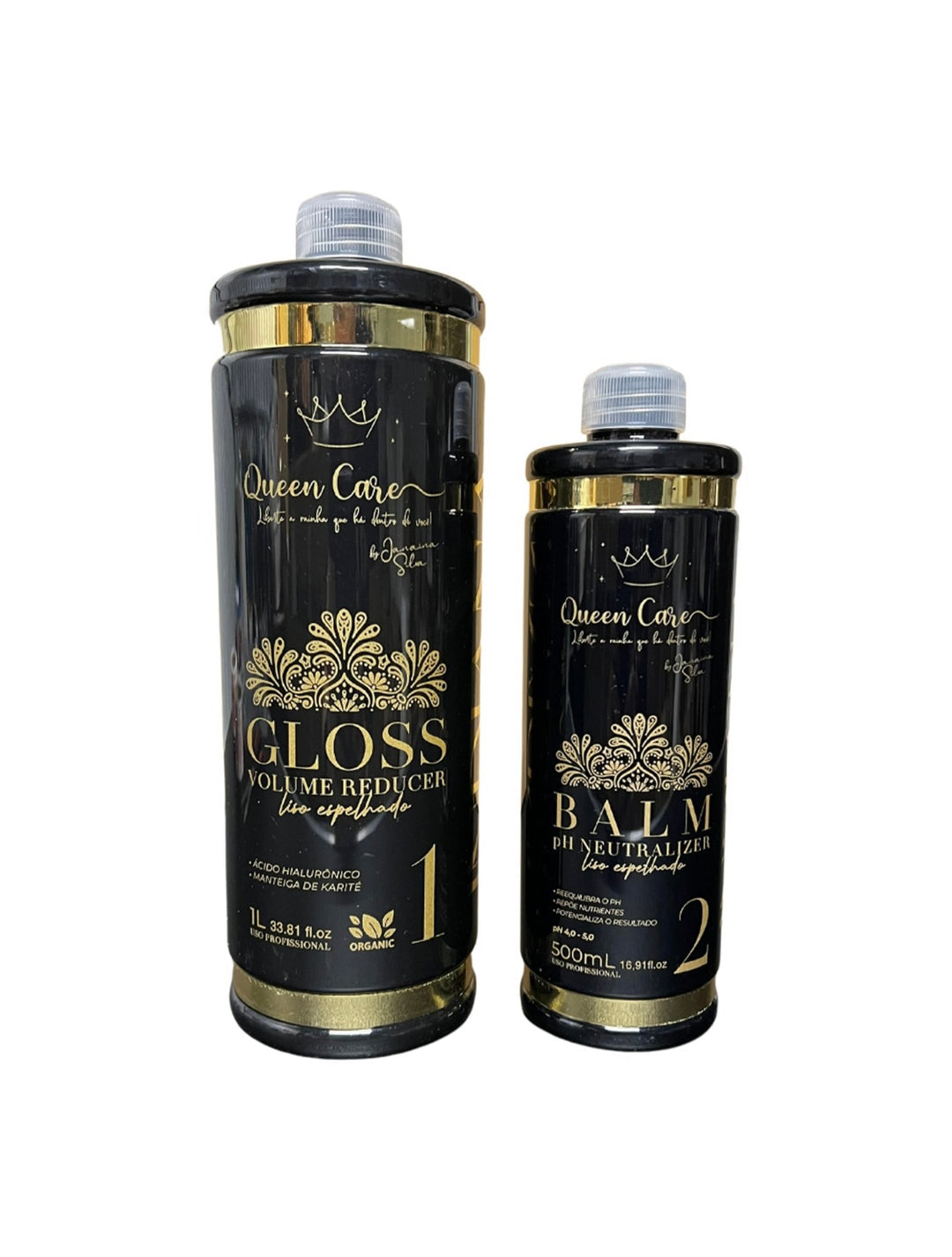 Lissage indien Queen care Indiana -
Traitement 1L + Baume neutralisant PH 500ml