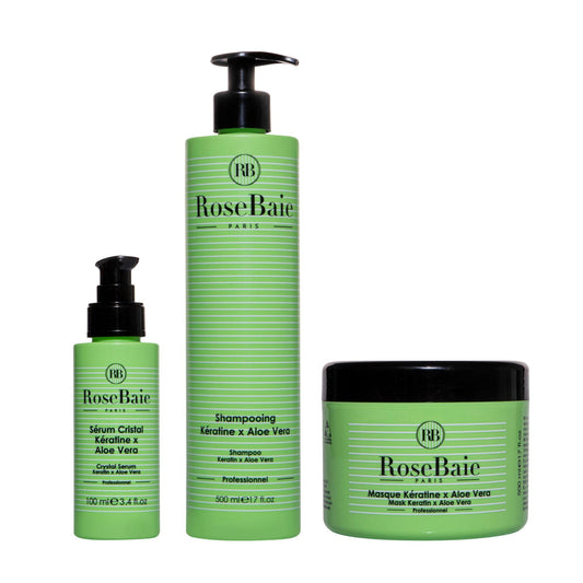 ROSE BAIE - Trio aloe vera shampoing masque & sérum